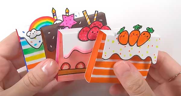 How To Make Cakes Notebooks, School Supplies, School Supply, DIY, Notebooks