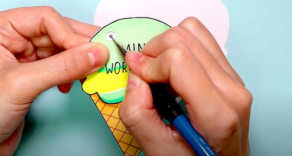 How To Make Ice Cream Notebooks, School Supplies, School Supply, DIY, Notebooks
