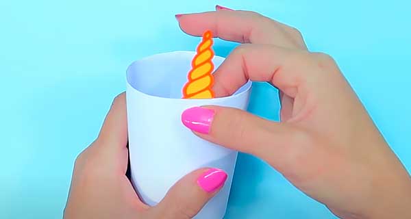 How To Make Cup with unicorn Organizers, School Supplies, School Supply, DIY, Organizers