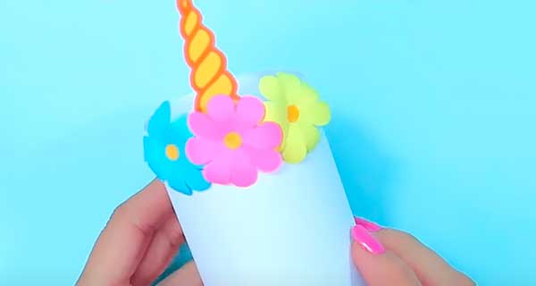 How To Make Cup with unicorn Organizers, School Supplies, School Supply, DIY, Organizers
