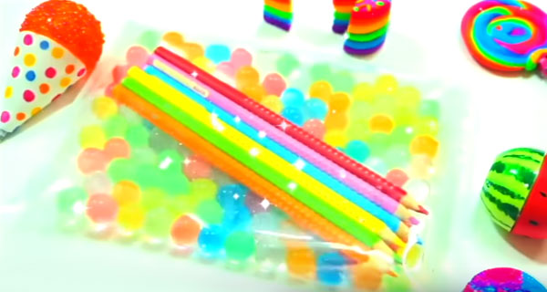 How To Make With Orbeez balls Pencil cases