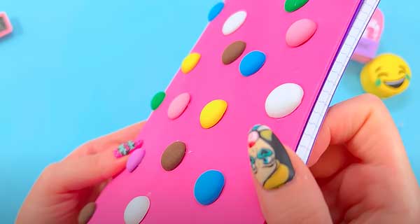 How To Make Notebook M&Ms Notebooks, School Supplies, School Supply, DIY, Notebooks