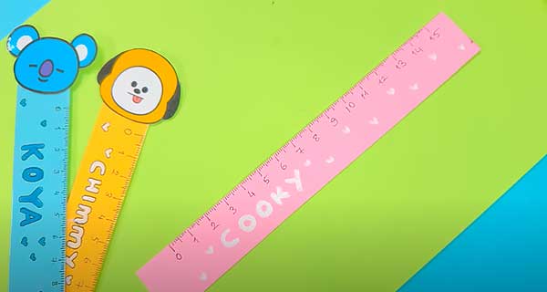 How To Make Cute rulers Bookmarks, School Supplies, School Supply, DIY, Bookmarks
