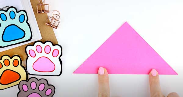 How To Make Cat paw Bookmarks, School Supplies, School Supply, DIY, Bookmarks
