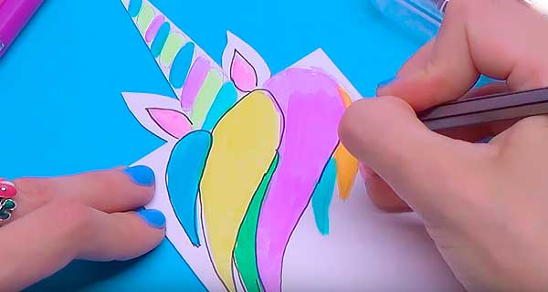 How To Make Unicorn Notebooks, School Supplies, School Supply, DIY, Notebooks