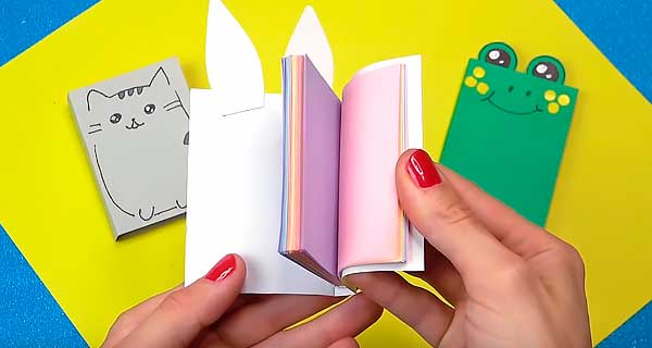 How To Make Notebooks with animals Notebooks, School Supplies, School Supply, DIY, Notebooks