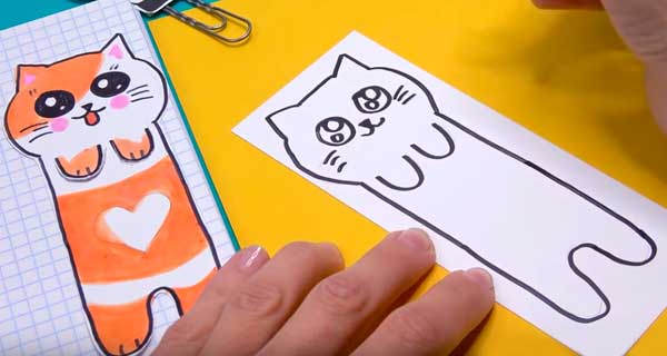 How To Make Cats Bookmarks, School Supplies, School Supply, DIY, Bookmarks