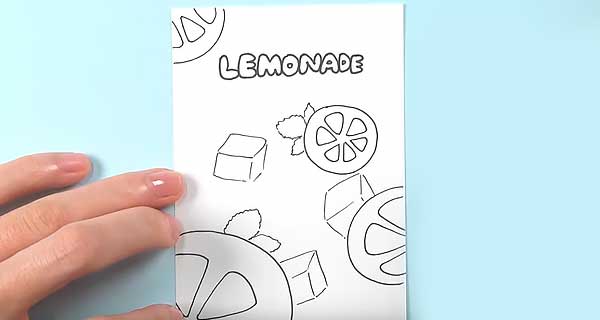 How To Make Lemonade Notebooks, School Supplies, School Supply, DIY, Notebooks