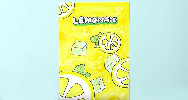 How To Make Lemonade Notebooks, School Supplies, School Supply, DIY, Notebooks