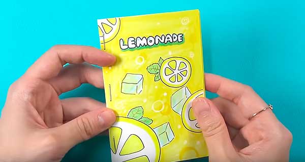 How To Make Lemonade Notebooks, School Supplies, School Supply, DIY, Notebooks