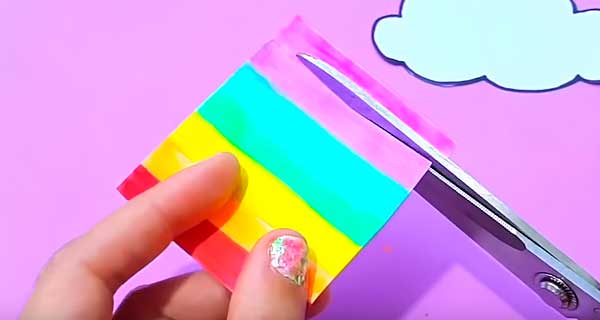 How To Make Rainbow Bookmarks, School Supplies, School Supply, DIY, Bookmarks