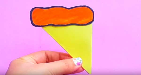 How To Make Pizza Bookmarks, School Supplies, School Supply, DIY, Bookmarks