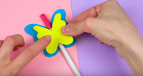 How To Make Pencil with butterfly Pens, pencils, School Supplies, School Supply, DIY, Pens, pencils