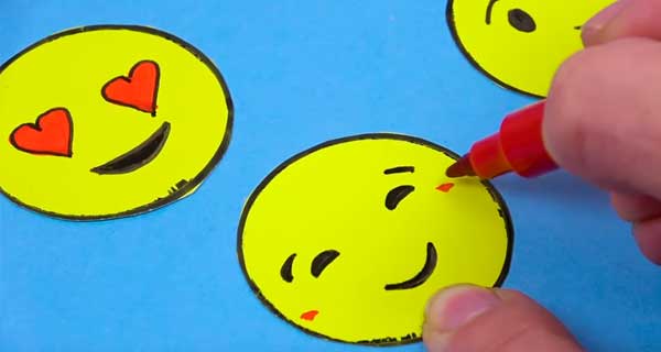 How To Make Pencil with emoji Pens, pencils, School Supplies, School Supply, DIY, Pens, pencils