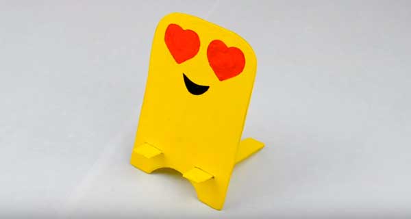How To Make With emoji Phone holder, School Supplies, School Supply, DIY, Phone holder