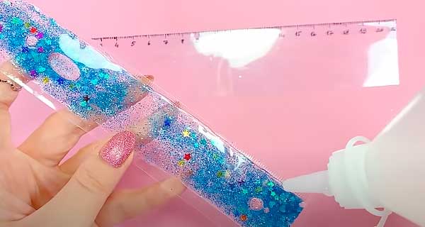 How To Make Glitter ruler Rulers, sharpeners, School Supplies, School Supply, DIY, Rulers, sharpeners