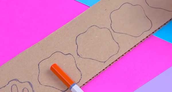 How To Make Topper out of corrugated cardboard Pens, pencils, School Supplies, School Supply, DIY, Pens, pencils