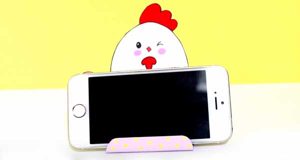 How To Make With cute animals Phone holder, School Supplies, School Supply, DIY, Phone holder