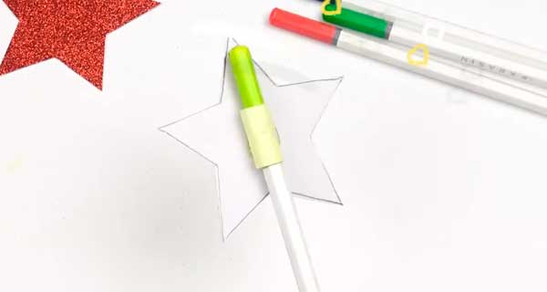 How To Make Pencils with stars Pens, pencils, School Supplies, School Supply, DIY, Pens, pencils
