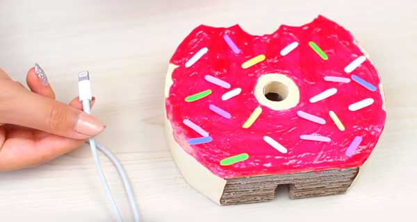 How To Make Donut Phone holder, School Supplies, School Supply, DIY, Phone holder
