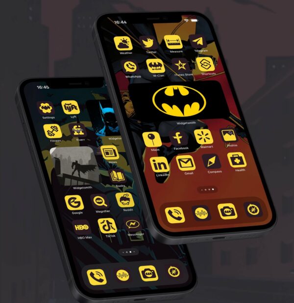 Batman Yellow & Brown Mobile Theme