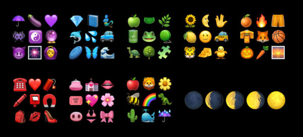 Black iOS Emoji Mobile Theme