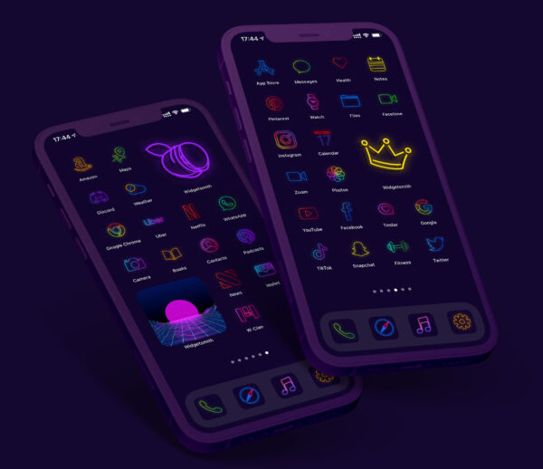 Color Neon Mobile Theme