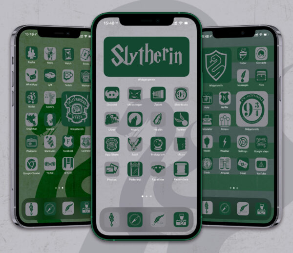 Harry Potter Slytherin Mobile Theme