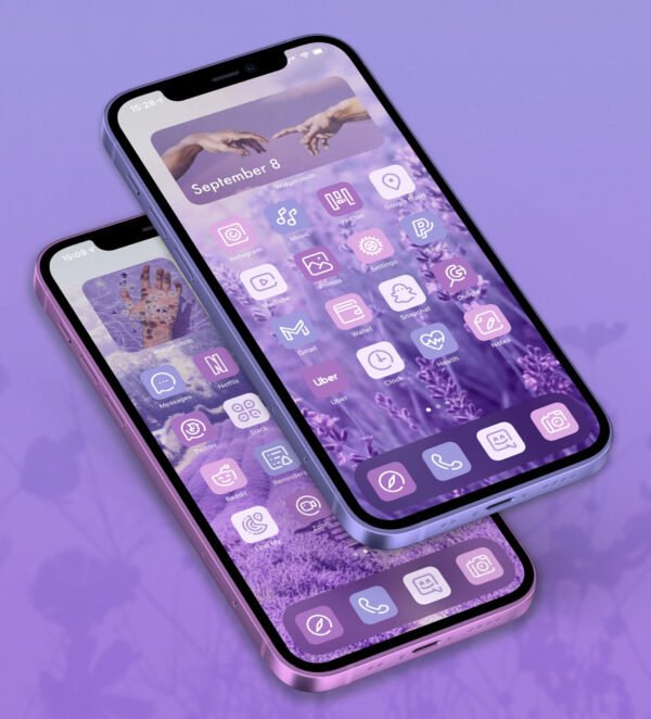 Light Lavender Mobile Theme